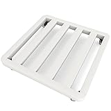 Robuster Pflanzkorb mit Rädern – Rollwagen für den Innen- und Außenbereich – Metall-Pflanzenständer für schwere Töpfe (150 kg) – stabiler Pflanzenrollenfuß mit Bremsrollen