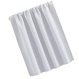 Kleine kurze Verdunkelungsvorhänge für Küche und Badezimmer, Fenster, Thermostoff, Stangentasche, lichtblockierende Vorhänge