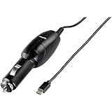 Hama microUSB Kfz-Ladekabel (micro-USB Ladekabel für PKW, 2,4 A, Akkuladegerät mit LED-Anzeige, Überladungsschutz) schwarz