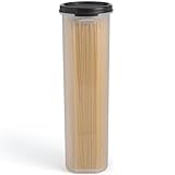 SIGNORA WARE luftdichte Aufbewahrungsboxen mit Deckel für Spaghetti und andere Lebensmittel aus BPA-Freiem Plastik - Hochwertige transparente Küchen Vorratsdosen - To-Go Snackbox
