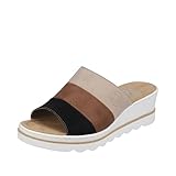 Rieker Damen 67492 Pantolette, Bunt, 39 EU