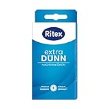 Ritex Extra dünn Kondome - natürliches Gefühl - für ein intensiveres Empfinden, 8 Stück, Made in Germany