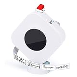 Etikettiergerät, Beschriftungsgerät Selbstklebend Phomemo Q30S Thermo Etikettendrucker Bluetooth für iOS & Android, Tragbare Label Printer, Mini Labeldrucker Labelmaker mit 1 Rolle Etiketten (Weiß)