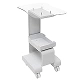LKHDONG Friseursalon Kosmetikwagen, Beauty Salon Trolley mit Aufbewahrungskorb, Tragbar Arbeitswagen mit Rollen, Schönheit Wagen Beistelltische, Rollwagen für Schönheitsgeräte