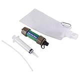 PAMENET Wasserreiniger für den Außenbereich, Wasserfilter, Stroh, Wasser, Mini-Filtrationsfilter für Aktivitäten im Freien, Notfall