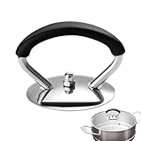 Ersatz des Deckelgriffs – Stieltopf aus Edelstahl, Griff des Topfdeckels, hitzebeständiger Knopf, einfacher und langlebiger Halt | Zwiebelöffner, Pfanne Po