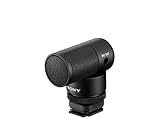 Sony ECM-G1, Shotgun Mikrofon, Klarer Klang, Windschutz, Kompakt & Leicht, Ideal für Kameras, Vlogs, Content Kreation, Streaming