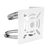 SWOOMEY 2 Sätze Überwachungsbügel Sicherheitshalterung Panel Solar- Ring verstellwinkel klobürste wandmontage Fernseher Halterung Masthalterungsadapter aus Metall Schleifenhalterung Stahl