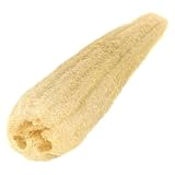 Luffa Schwamm Natürliche Dusche Luffa Gurke Schwamm,Luffa Peeling Biologisch Abbaubare Luffschwämme Badeschwamm für Küche Bad Scrubber Luffa Seife (Beige, 38x7cm)