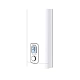 STIEBEL ELTRON Vollelektronischer Durchlauferhitzer DHE 18/21/24 kW, immer gradgenaue Wunschtemperatur, ECO-Modus, Multifunktionsdisplay, 2 Memory Tasten, Wellness-Programme, 202656