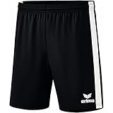 Erima Unisex Retro Star Short, Schwarz/Weiß, L EU