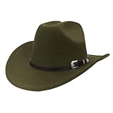 Neuer gerader Cowboyhut im britischen Stil, Fedora mit flachem Oberteil, schwarzer Zylinderhut im europäischen amerikanischen Stil Cowboy Stiefelette