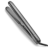 BaByliss Titanium Shine Glätteisen – NEU 2025, Titan-Keramik-Gleittechnologie, 5 Temperatureinstellungen 150–230°C, Weltweite Nutzung, Silber, ST260E