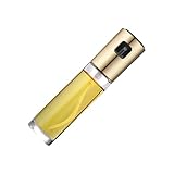 Kodxylytix 70 ml Ölsprüher Glas Ding Restaurant Barbecue Mister Sprühpumpe Flasche wiederverwendbar waschbar Spender Kochgeschirr Gold
