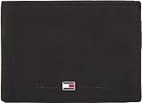 Tommy Hilfiger JOHNSON MINI CC FLAP COIN POCKET Geldbörsen Herren, Schwarz (Black), OS