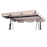 Wasserdichte Hollywoodschaukel-Abdeckung für 2- und 3-Sitzer-Hängematte, UV-beständige Ersatz-Baldachin-Abdeckung, Outdoor-Garten, Terrasse, Schaukelschutz, 210 x 145 x 18 cm