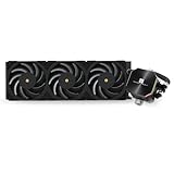 hermalright Frozen Edge 360 Black Liquid CPU Water Cooler with 120 mm PWM Fan, 360 Black Cold Row Specification, Integrated Water Heatsink for AMD/AM4/AM5, Intel LGA1700/1150/1151/1200/2011