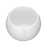 QUARKZMAN Handgefertigte Teeschalen 150ml / 5oz Eisriss Dekoration Chinesische Japanische Teetasse Keramik Gong Fu Teeset für Büro Zuhause Geschenke, Weiß