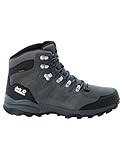 Jack Wolfskin Herren Refugio Texapore Mid M, Grey / Black, 44 EU