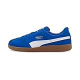 PUMA Unisex Handball Indoor Court Shoe, ROYAL White-Gum, 43 EU