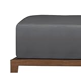 Uncover by Schiesser Spannbettlaken New Jersey - Edeljersey - 100 x 200 cm - Dunkelgrau