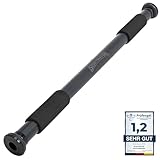 SPORTINATOR® Klimmzugstange zum Einspannen im Türrahmen, für dein Home-Gym. Länge 60–102 cm, kompakt, sicher & schnell ohne Bohren, belastbar bis 150 kg