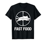 Fast Food Jäger Jagd Wildschwein Wildschweinjagd Keiler T-Shirt