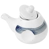 Hohopeti Keramik Ölspender für Öl Essig Sojasauce Tropffreie Ausgießerflasche mit Ergonomischem Design Vielseitiger Küchenbehälter für Gesundes Kochen und Präzise Dosierung Handlich und