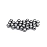 Schleudermunition Softair Kugeln Stahlkugeln 6mm Kaliber 500/1000 / 2000 Stück Metallkugeln für Katapult Zwille Slingshoot Schleuder in Silber Kugellager (500)