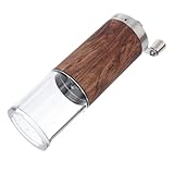VINTORKY 1 Stück Kaffeebohnen Mühle Einzel Kaffeemühle Klassische Getreidemühle Maschine Schleifer Handmühle Für Kaffeebohnen Klein Kaffee Handmühle Rostfreier Stahl Silver