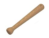 EFO Fermentieren Stampfer 20 cm | Cocktail Stößel aus Buchenholz – langlebig und ergonomisch | Stößel Holz für Cocktails, Kräuter und Früchte | Caipirinha Stößel | Küchenwerkzeug aus Naturholz