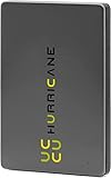 HURRICANE md25c3 Externe Festplatte 500GB 2.5' USB-C HDD Speicher für Fotos TV PC Laptop PS4 PS5 Xbox kompatibel mit Windows Mac Linux - grau