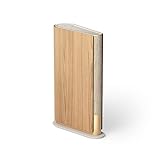 Bang & Olufsen Beosound Emerge – Kabelloser WLAN-Lautsprecher für das Bücherregal, Gold/Oak