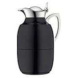 Alfi Juwel Isolierkanne, schwarz, poliert, 1 l