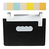 VILLCASE Akkordeon Fächermappe aus Robustem PP Material Erweiterbarer Büroordner und Coupon Organizer für Quittungen Karten und Dokumente Tragbar für Büro Schule und Reisen