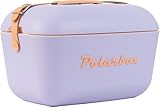 Polarbox Kühlbox, 12 l, Violett mit orangen Details
