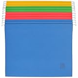 LOLIPPYY 12 Stück Teiliges Papier metall hängemappen Bunte Robuste Aktenhalter Praktischer Dokumentenorganizer für Rechnungen Belege Banknoten für Büro und Schule