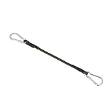 Spanngummi mit Karabiner, 30 cm Expander mit Karabinerhaken, 5 Stück Spanngurte mit Haken, Starker Gepäckspanner, Gummispanner mit Haken für Gepäck, Camping und vieles mehr