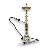 Heavensent Saray Tradi Shisha aus Messing – Traditionelle Wasserpfeife | Hochwertige Handarbeit | Robustes Design | Perfekt für intensiven Geschmack und Langlebigkeit