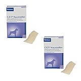 Virbac C.E.T. Kaustreifen für mittelgroße Hunde (10 bis 25 kg Körpergewicht) -Doppelpack - 2 x 141 g