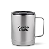 Campo Libre.® Tito I Edelstahl Thermotasse 350ml mit verschließbarem Deckel I Thermobecher Kaffee to go I Thermosbecher I Thermobecher mit Henkel Kaffeebecher to go thermo I Thermos Kaffeebecher…