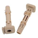 Zerodeko 2 Stück Kunststoff Kopfstützenführungs mit Verstellbarem Verriegelungsmechanismus Robustes Auto Headrest Repair Kit Einfache Montage Kompatibel für Verschiedene Fahrzeugmodelle