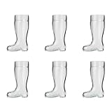 STÖLZLE LAUSITZ Bierstiefel 250 ml I 3er Set I formschöne Biergläser 0,25l I spülmaschinenfest I edles bleifreies Kristallglas I sehr bruchresistent I hochwertige Gläser I Stiefel-Glas