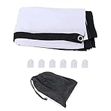 Faltbare 100' Kinoleinwand mit Antifalten-Design - Tragbare 16:9 Projektionsleinwand für Heimkino und Outdoor-Filmabende