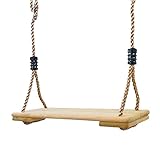 Gartenwelt Riegelsberger Schaukelsitz Schaukelbrett aus Holz Kinderschaukel Sitzfläche 44x18cm