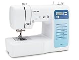 Brother FS60x Elektronische Nähmaschine mit 60 Stichen (nützlich, elastisch, dekorativ), automatische Nähen, Multifunktionsdisplay