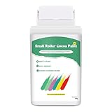 Wandfarben-Reparaturpaste, 100 g, Reparaturset für Zuhause, weiße Deckenfarben, einfache Bedienung, schnelles ultraweißes Finish, effiziente Wandlösung, inklusive Rollpinsel für einfache