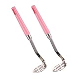 INOOMP 2 Stück Manuelle Kartoffelpresse aus Edelstahl Kompakter Handstampfer mit Multiloch design Vielseitiges Küchenwerkzeug für Kartoffelpüree Gemüse Babynahrung Langlebig und Leicht