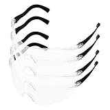WOONEKY 4Stücke Schutzbrille für Schlagfest und Stylisch Augenschutz für Sicheres und Outdoor Aktivitäten