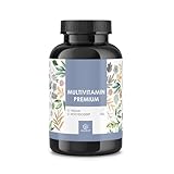 NATURALKRAFT® Premium Multivitamin – Hochdosierter A-Z Komplex 180 vegane Kapseln mit essenziellen Vitaminen und Mineralstoffen, darunter Vitamin C, D3, B12, Zink, Magnesium und OPC - Laborgeprüft